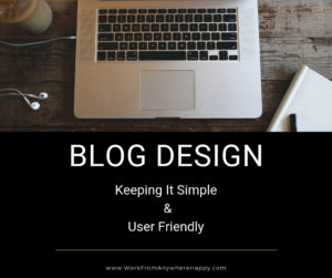 how to design a simple blog 